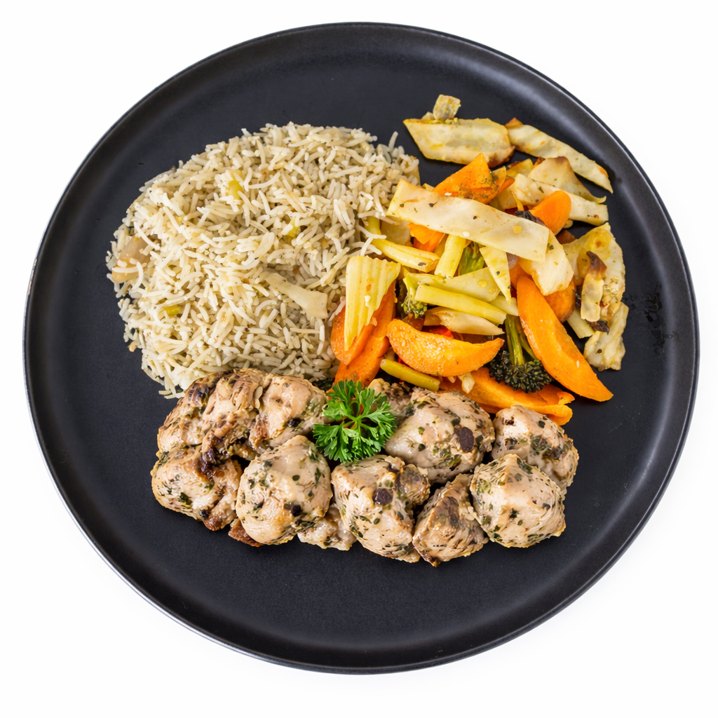 Herb Grilled Chicken Skewers